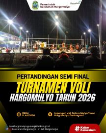 PERTANDINGAN SEMI FINAL TURNAMEN VOLI HARGOMULYO TAHUN 2026